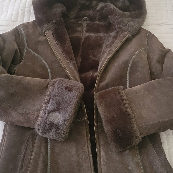 Brown Leather Jacket - Picture 1 of 3